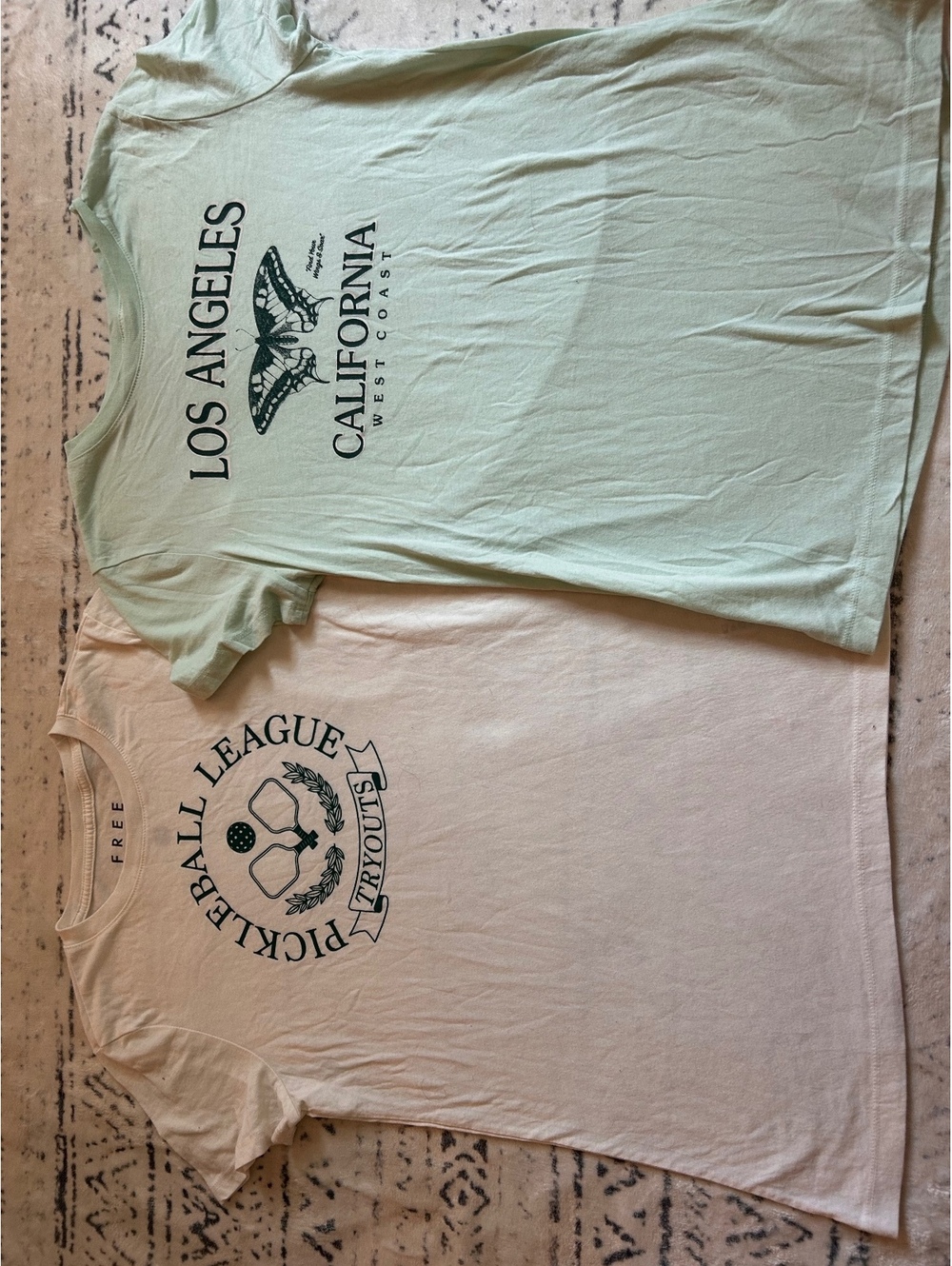 Free State Graphic T-Shirts Set of 2, Size Large